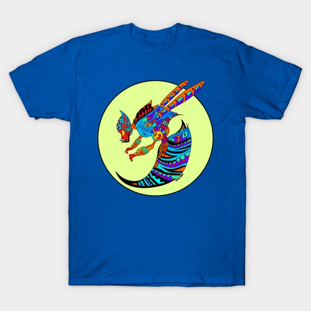 rainbow killer bee ecopop T-Shirt by jorge_lebeau